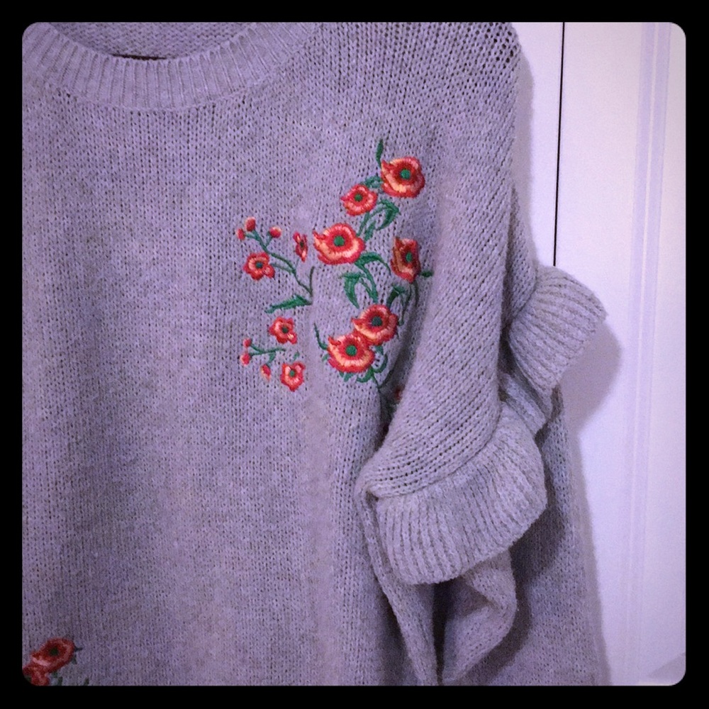 Ruffle sweater